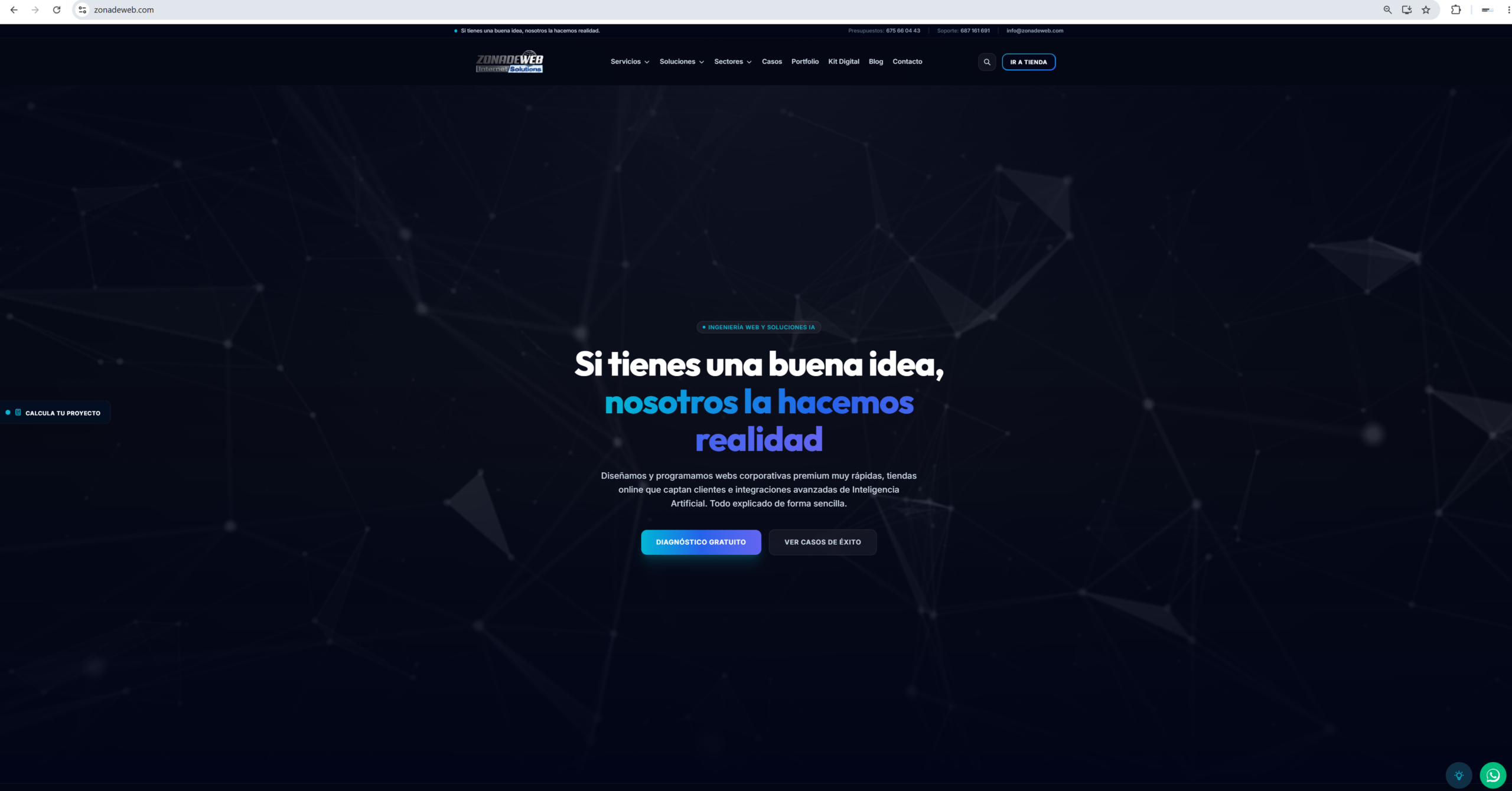 Proyecto digital desarrollado con el apoyo de Zonadeweb: SEO técnico y local